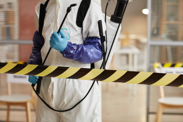 Professional Sewage Cleanup technician working in Sunny Side, GA